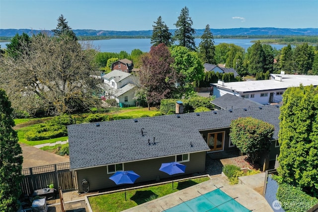 8305 NW Fruit Valley Rd, Vancouver, WA 98665 - drone / aerial view featuring a water view