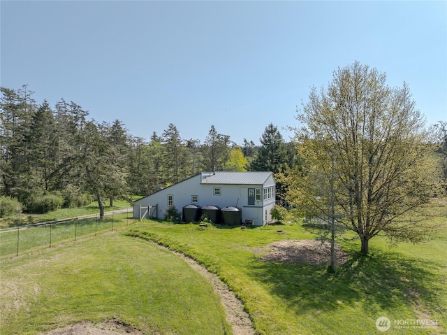 486 Wren Rd, Lopez Island, WA 98261 - view of yard featuring fence