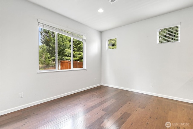 4000 Cameron Dr NE, Lacey, WA 98516 - spare room featuring wood finished floors and recessed lighting