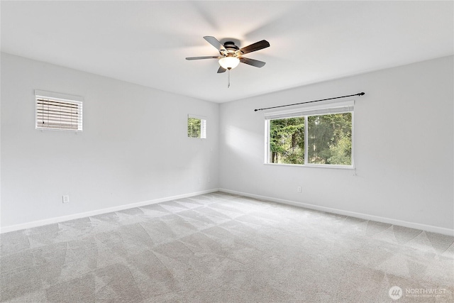 4000 Cameron Dr NE, Lacey, WA 98516 - carpeted empty room with ceiling fan and baseboards