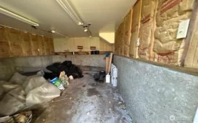 view of basement