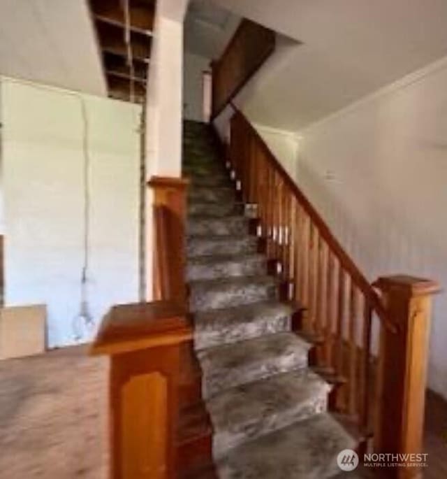 view of staircase