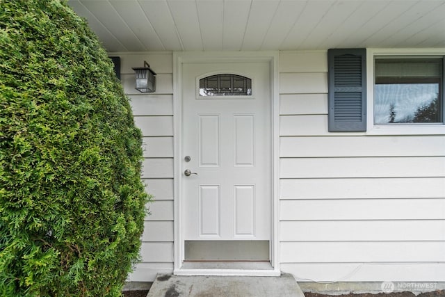 view of entrance to property