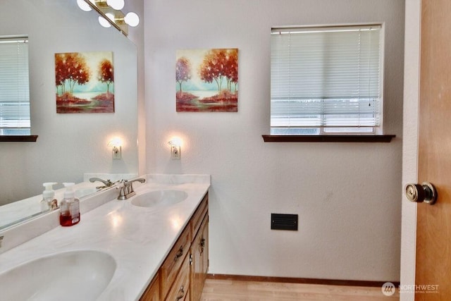 70 Shadow Trl, Sequim, WA 98382 - bathroom with double vanity, plenty of natural light, and a sink