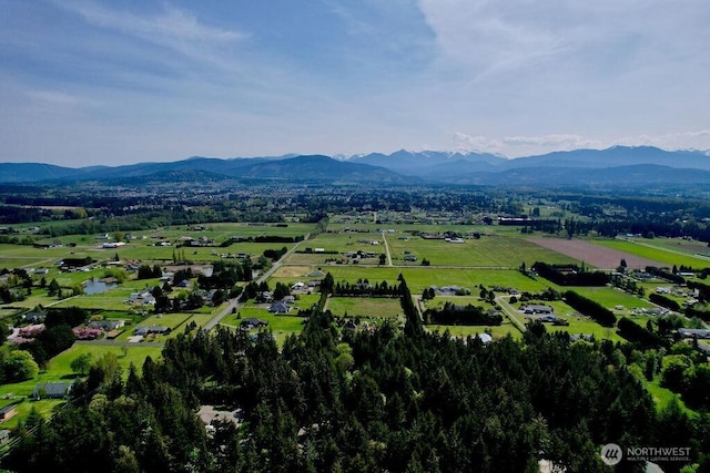 70 Shadow Trl, Sequim, WA 98382 - drone / aerial view with a mountain view