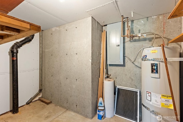 1302 Spruce St, Longview, WA 98632 - utilities with secured water heater and electric panel