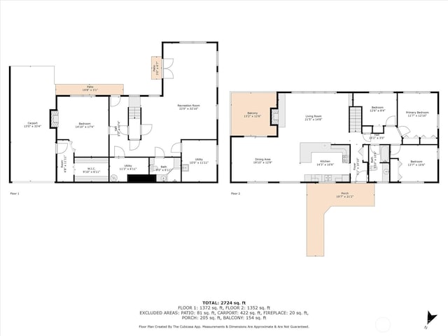 1302 Spruce St, Longview, WA 98632 - room layout