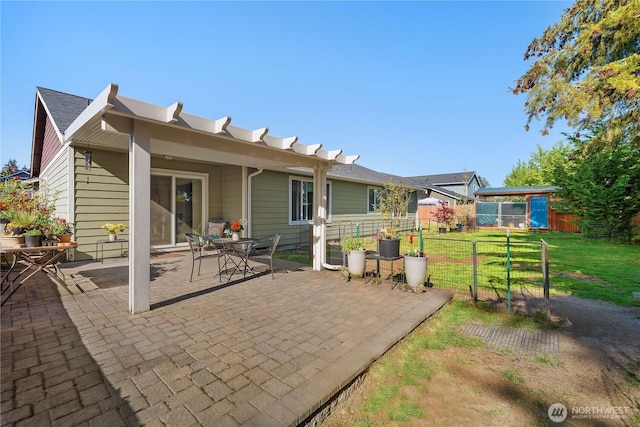 9321 179th Ln SW, Rochester, WA 98579 - back of property with a patio area
