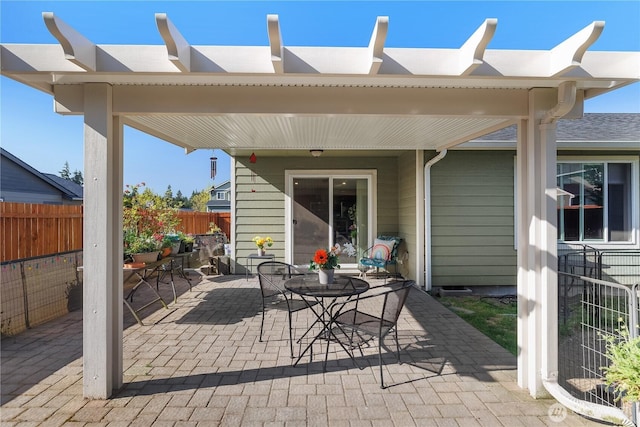 9321 179th Ln SW, Rochester, WA 98579 - view of patio / terrace featuring fence and outdoor dining space