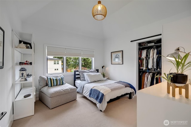909 11th St, Mukilteo, WA 98275 - bedroom with carpet, a towering ceiling, and a closet