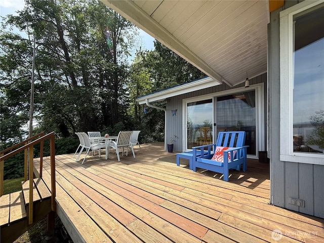 36 K Beach Way, Hat Island, WA 98206 - view of deck