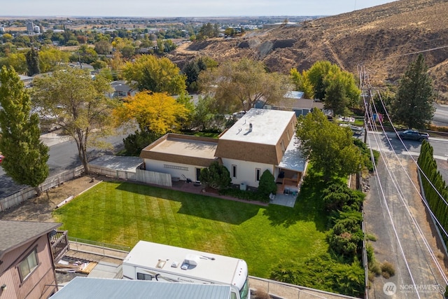 drone / aerial view