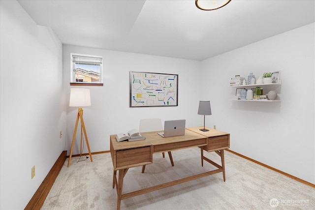 office with baseboards