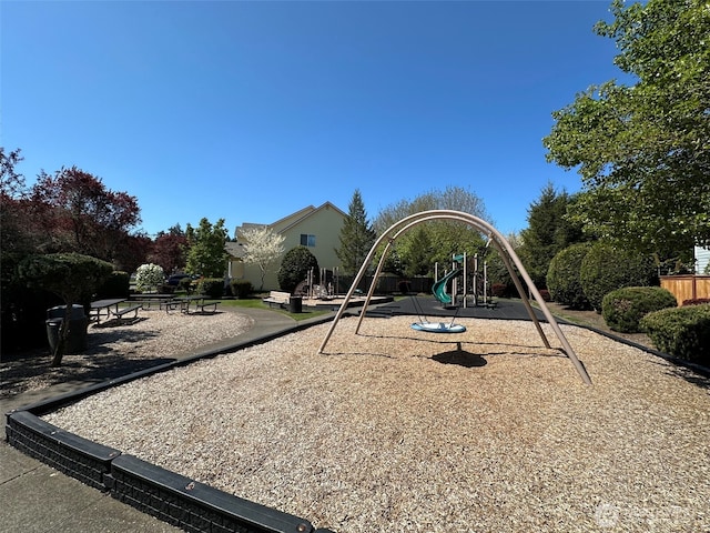 view of community playground