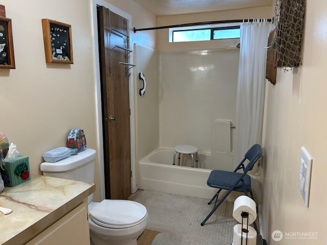 3411 28th Street Ct E Unit 81, Tacoma, WA 98443 - full bathroom featuring vanity, shower / bath combo, and toilet