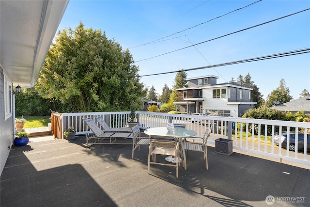 view of patio / terrace featuring outdoor dining space