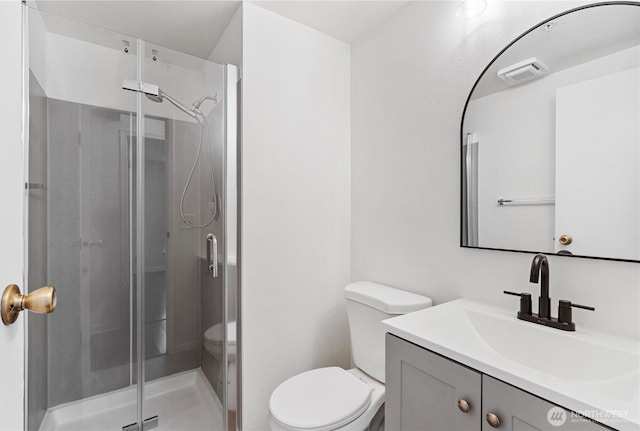 769 Hayes St Unit 405, Seattle, WA 98109 - full bathroom featuring vanity and a stall shower