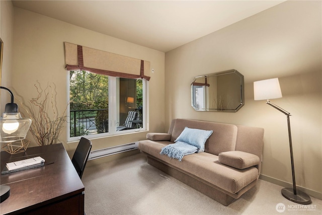 150 102nd Ave SE Unit 213, Bellevue, WA 98004 - carpeted office featuring baseboard heating