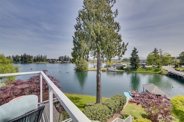 property view of water