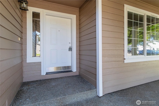 view of entrance to property