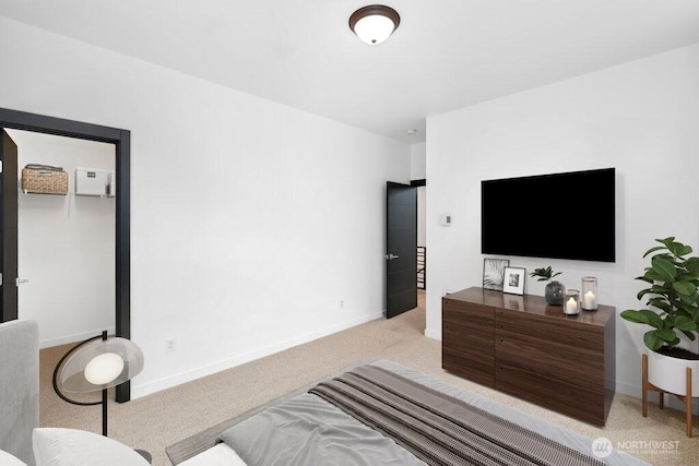 7528 21st Ave SW, Seattle, WA 98106 - bedroom featuring light colored carpet and baseboards