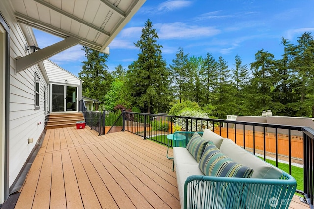 1626 106th Ave SE, Bellevue, WA 98004 - deck with outdoor lounge area