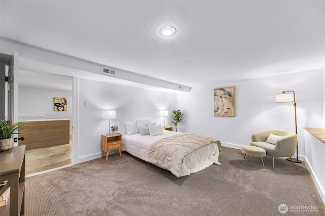 1626 106th Ave SE, Bellevue, WA 98004 - bedroom with visible vents, baseboards, and carpet floors