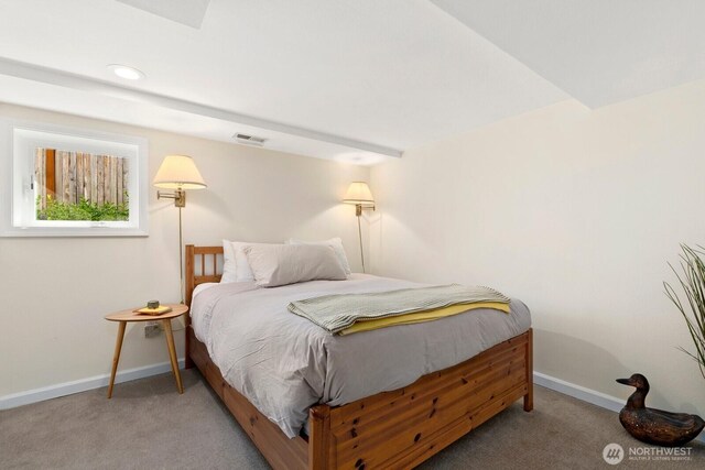 514 30th Ave E, Seattle, WA 98112 - bedroom featuring carpet floors, baseboards, and visible vents