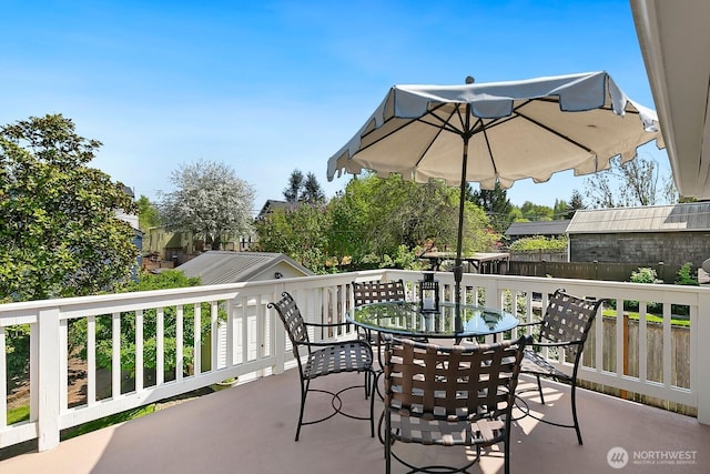 514 30th Ave E, Seattle, WA 98112 - view of patio / terrace featuring fence and outdoor dining area