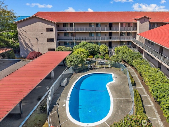 view of community pool
