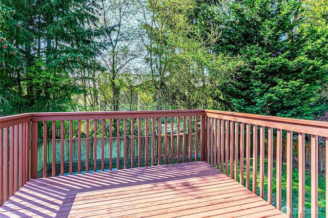 8342 49th Loop SE, Olympia, WA 98513 - view of wooden deck