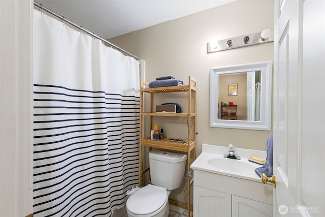 4375 Erin St, Port Townsend, WA 98368 - full bath with vanity, toilet, and curtained shower