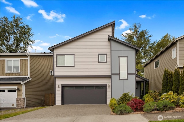 11508 SE 83rd St, Newcastle, WA 98056 - contemporary home with driveway and a garage