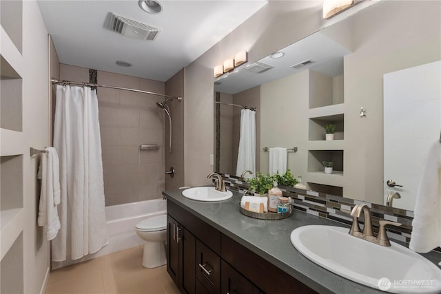 11508 SE 83rd St, Newcastle, WA 98056 - full bathroom featuring a sink, tile patterned flooring, and visible vents