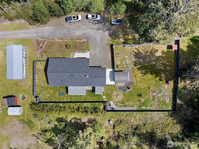 drone / aerial view