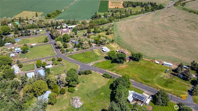 153 Biscuit Ridge Rd, Dixie, WA 99329 - aerial view of property and surrounding area featuring rural landscape and rows of crops