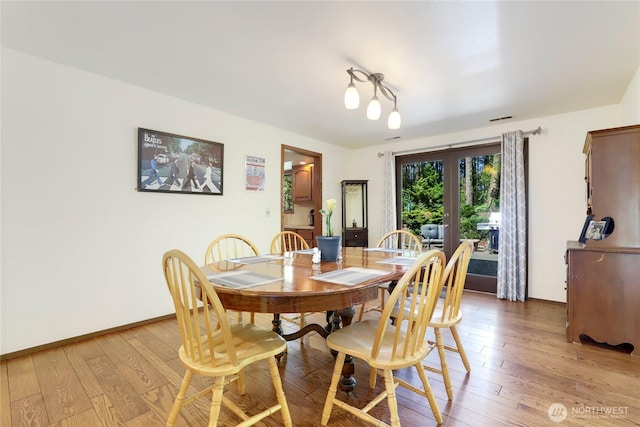 1614 Mckinnon Dr, Oak Harbor, WA 98277 - dining area with light wood-style floors and baseboards