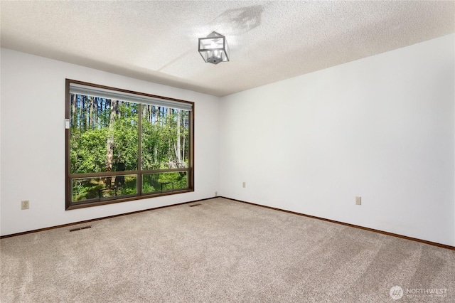 1614 Mckinnon Dr, Oak Harbor, WA 98277 - empty room featuring carpet floors, baseboards, and a textured ceiling