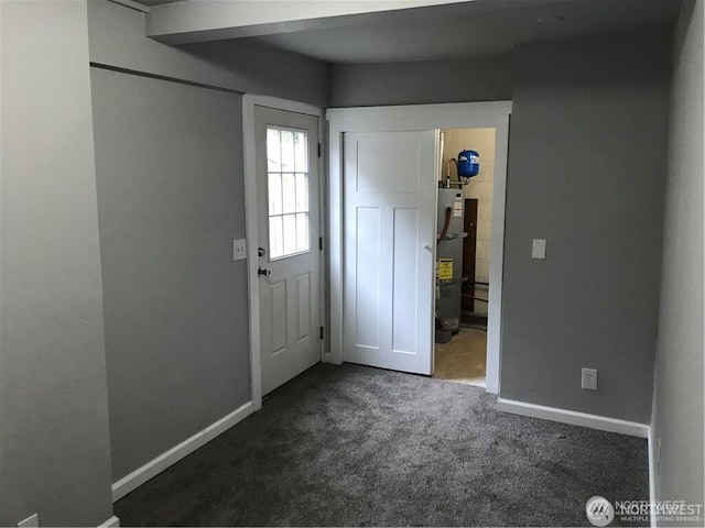 1309 Poindexter Ave Unit A-B, Bremerton, WA 98312 - entrance foyer featuring gas water heater, carpet floors, and baseboards