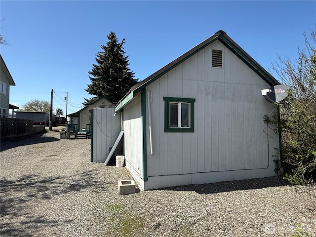 view of side of home