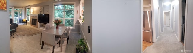 hall with baseboards