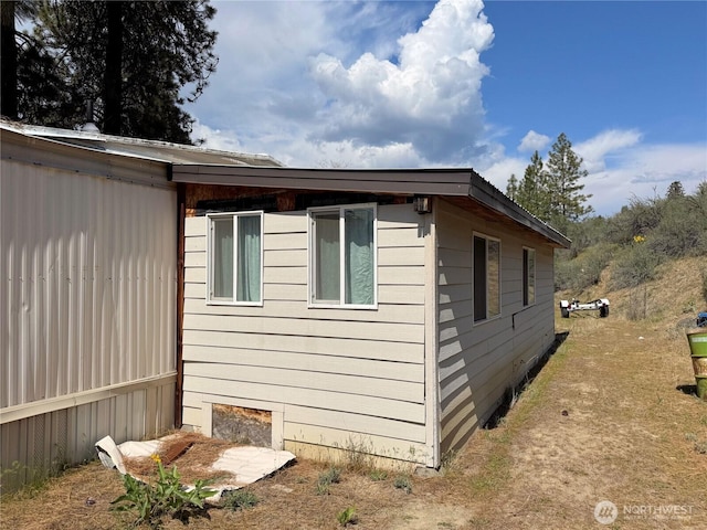 view of property exterior
