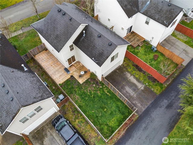 drone / aerial view