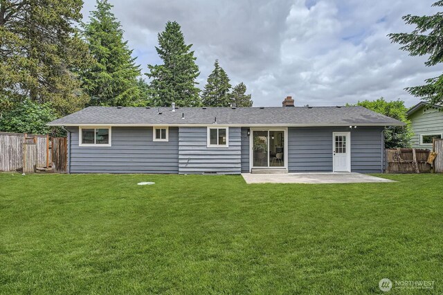 2613 Pike St SE, Auburn, WA 98002 - rear view of property featuring a patio and a chimney