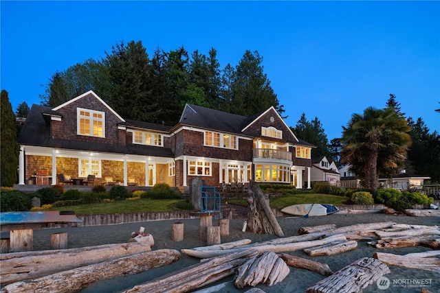 9325 Fauntleroy Way SW, Seattle, WA 98136 - shingle-style home with a balcony