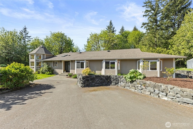 view of front of home