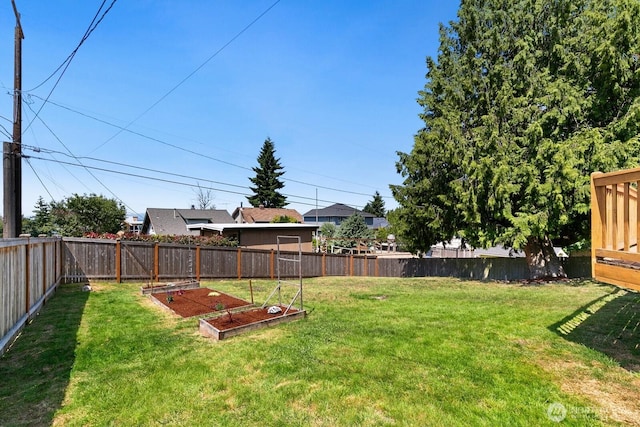 6357 37th Ave SW, Seattle, WA 98126 - view of yard featuring a vegetable garden