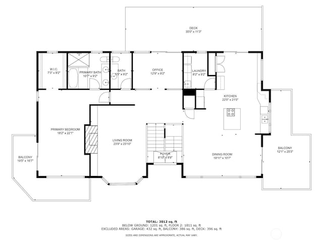 2716 58th Street Ct NW, Gig Harbor, WA 98335 - floor plan
