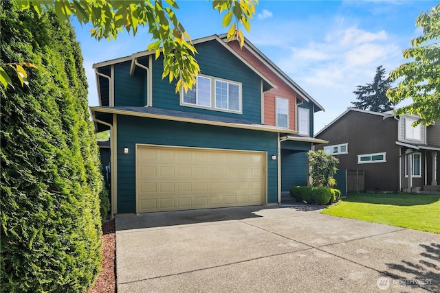 926 99th St SW, Everett, WA 98204 - traditional-style home featuring driveway, a garage, and a front yard