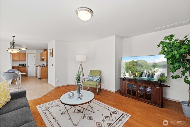 926 99th St SW, Everett, WA 98204 - living room featuring light wood-style floors